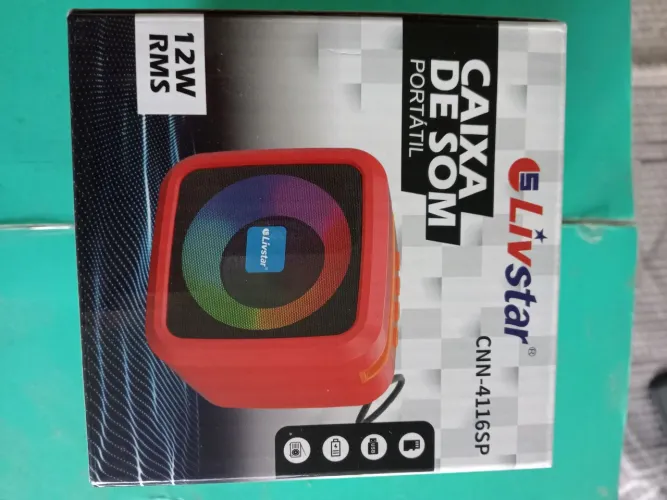 Mini bombox Livstar 12w Sterio Bluetooth 