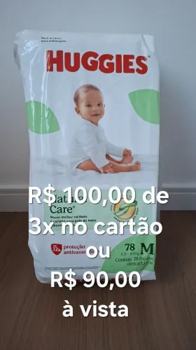 Fralda Huggies Natural care