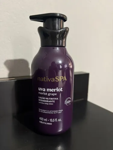 Hidratante Nativa Spa Uva Merlot 400ml - Original Boticário
