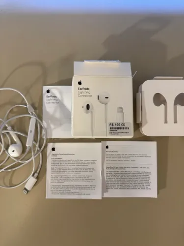 EarPods Lightning com caixa