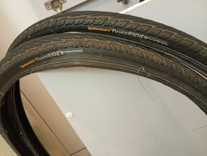 Pneus bike gravel Continental + câmaras de ar