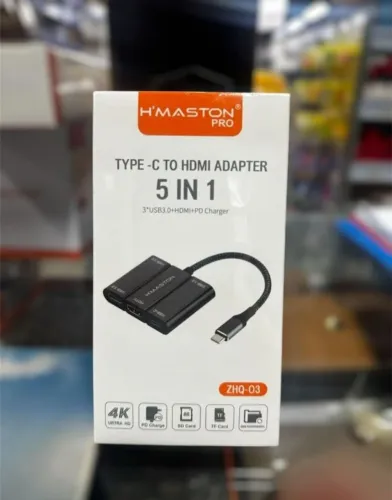 Adaptador 5 em 1 ótima qualidade