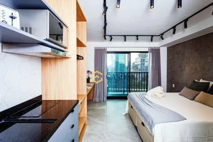 Apartamento à venda no To Liv Pinheiros 15º andar | Mobiliado | 25 m²