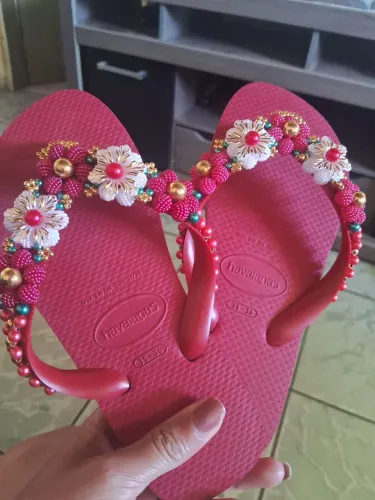 Havaianas top original bordada