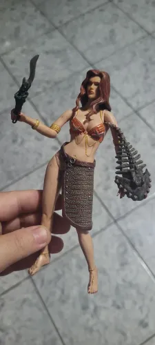 Boneco guerreira medieval valkiria action figure 