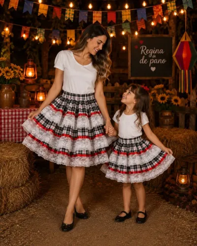 Saias Mamãe e filhinha
