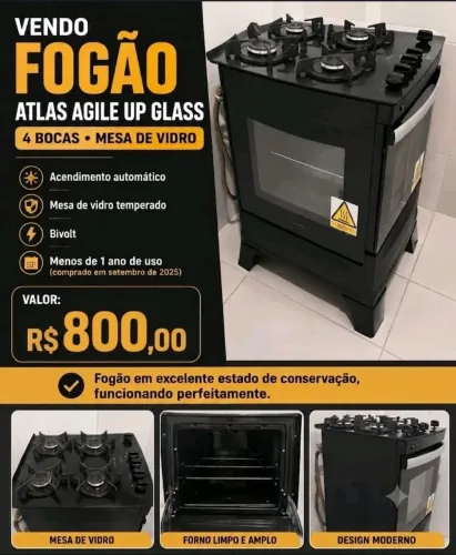FOGAO 4 bocas