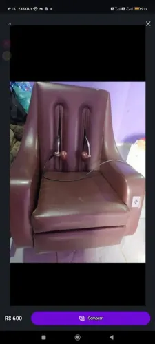 Vendo poltrona de massagem ótima