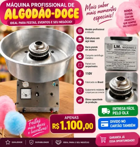 Máquina de Algodão-doce
