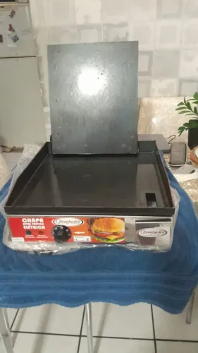 Chapa elétrica para frituras