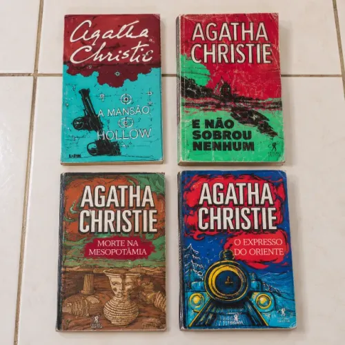 Kit com 4 Livros de Agatha Christie | 2 de Capa Dura