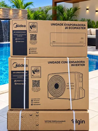 Ar condicionado Midea 9k inverter com wi-fi novo lacrado