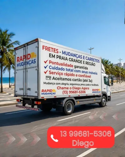 Mudanças - Fretes - Praia Grande e Região - Leia esse anuncio até o final