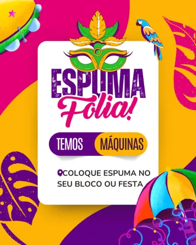 MAQUINA DE ESPUMA PARA O CARNAVAL