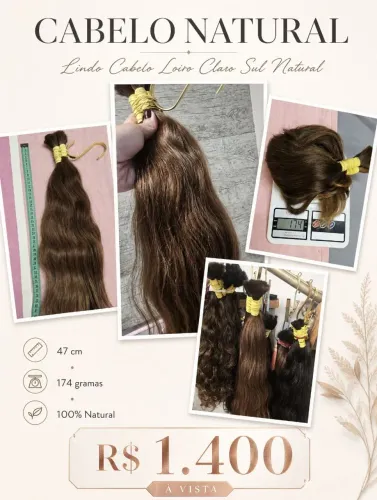 LINDO CABELO HUMANO BRASILEIRO SUL