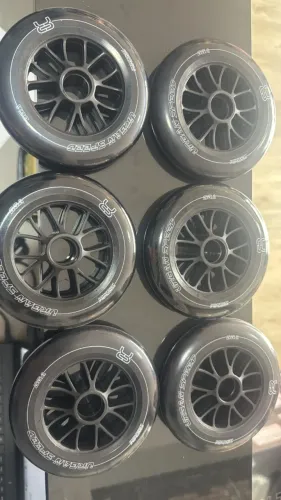6 Rodas Novas para Patins 125mm FR Skates