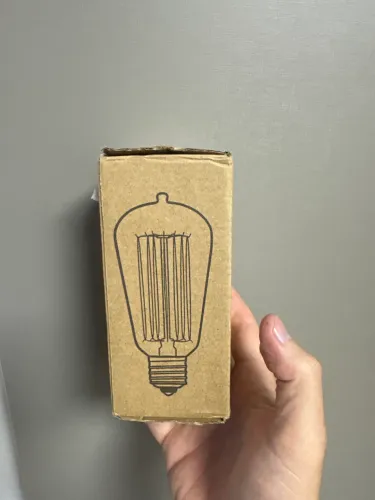 Lâmpada incandescente de filamento retrô 