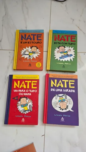 07 Livros nate capa dura estilo diário de um banana
