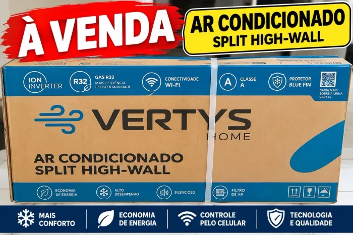 Ar-condicionado para proporcionar um maior conforto em seu lar.