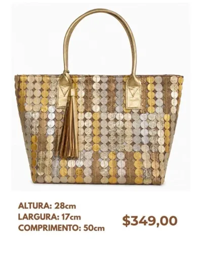 Bolsa couro legítimo