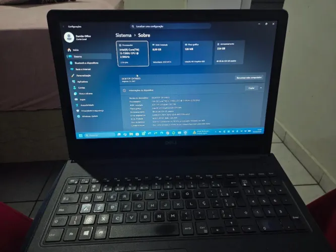 NOTEBOOK DELL. DESKTOP-QV3A820