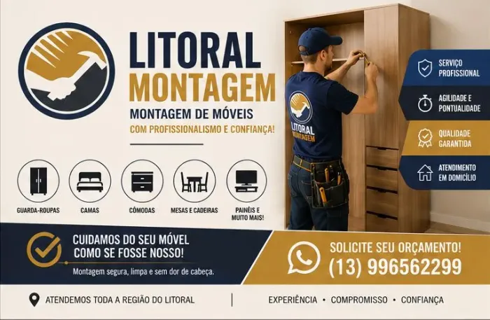 Montador de móveis Guarujá