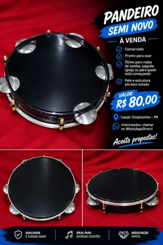 PANDEIRO A VENDA