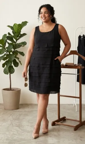 Vestido alfaiataria Plus Size TAM 44 Villa Salce