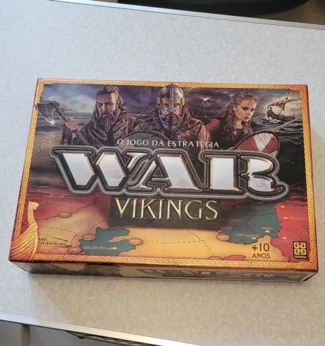 Jogo de Tabuleiro War Vikings com Defeito