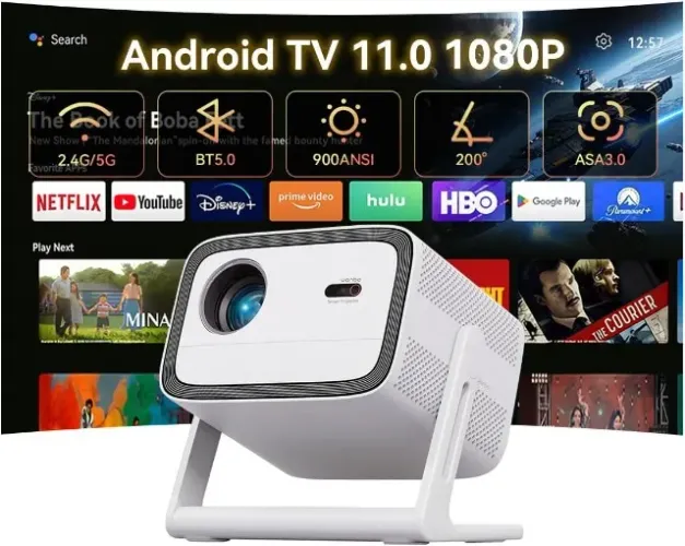 Projetor Wanbo Vali 1 LCD 900 Lumens HDMI - Branco