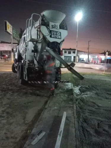 Concreto polido.