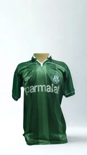 Camisa Palmeiras Reebok Home 1998/99 Parmalat Listrada