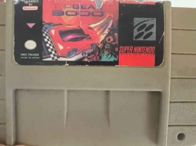 Cartucho Top Gear 3000 Super Nintendo