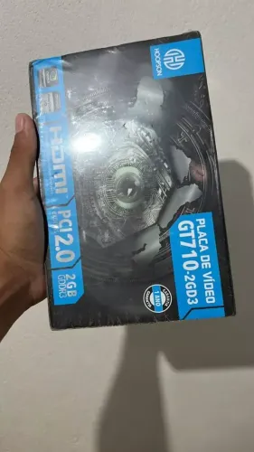 Placa de vídeo  GT 710 funcionando perfeitamente