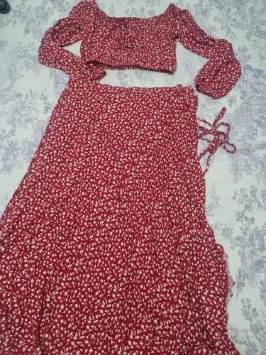 Conjunto saia e cropped daluz