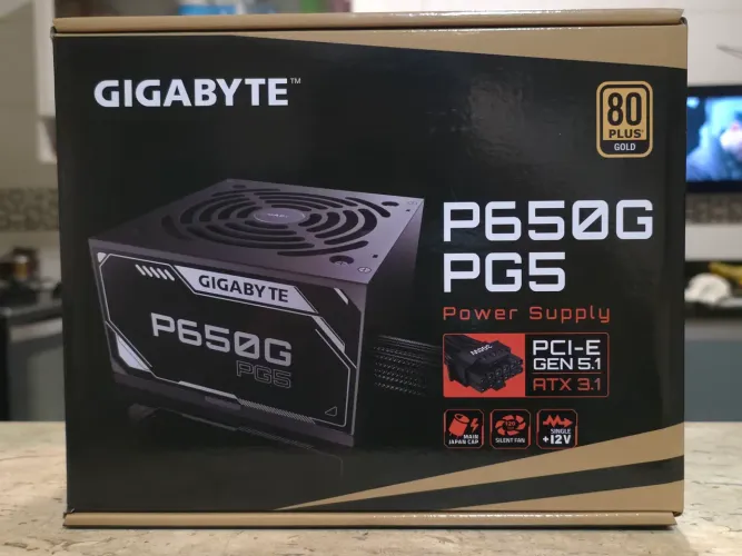 Fonte Gigabyte 650W P650G PG5 - 80 Plus Gold - ATX 3.1 e PCIe 5.1