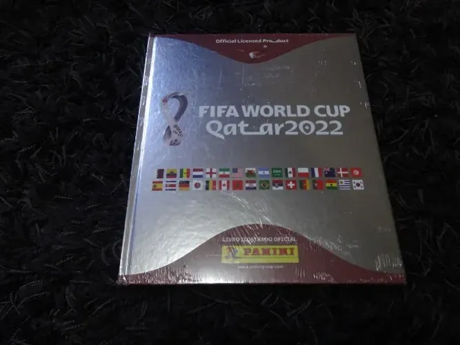 Album da Copa Capa Dura Prata 2022 Novo Lacrado