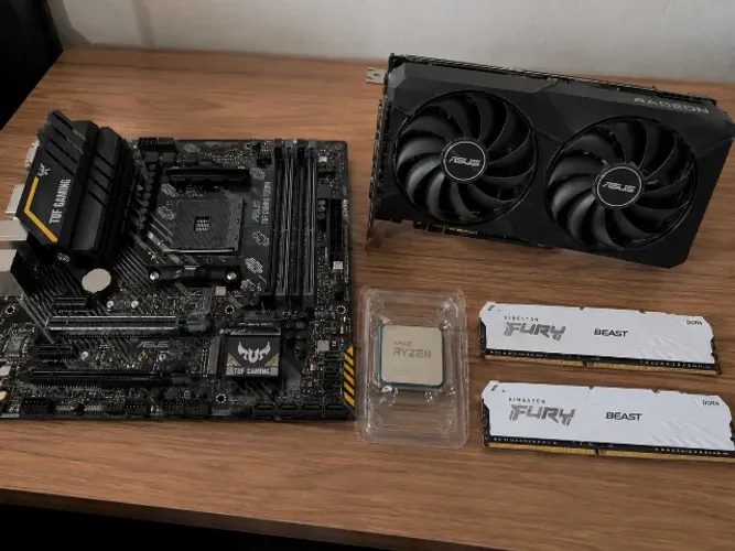KIT GAMER / UPGRADE ? Ryzen 5 5500 + RX 7600 + 16GB 2 x 8