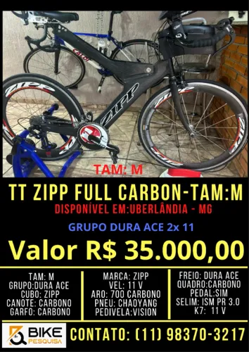 BIKE TRIATHLON ZIPP 2001 - FULL CARBONO