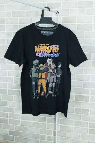 kit 3 camisetas naruto shippuden preta