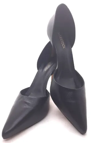 Scarpin Shoestock Couro Aberto n° 39 Salto 10cm