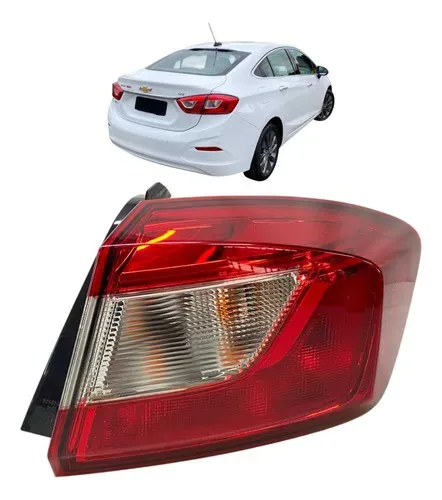 Lanterna Traseira Direita Chevrolet Cruze Sedan 2017 A 2022 Direito/passageiro Vermelho