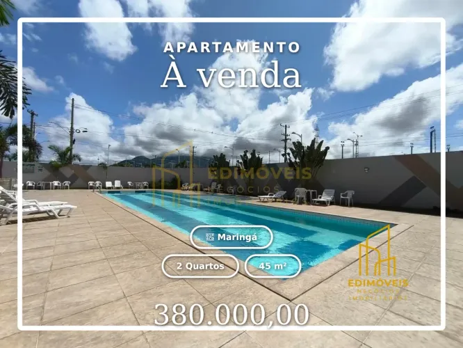Incrível apartamento no Maringá: quintal, piscina e muito mais para você!