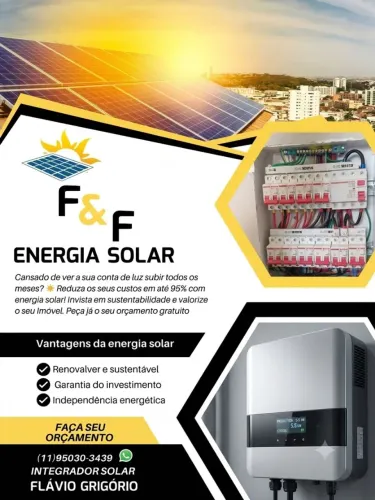 Instalação de placa solar