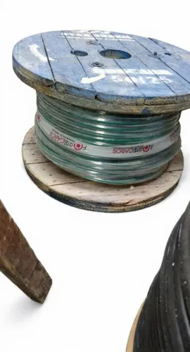100m x Cabo Flexível 50mm na cor verde