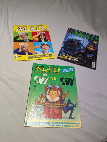 Lote Com 11 Revistas MAD Brasil / Especial / Spy vs Spy - Coleção Humor