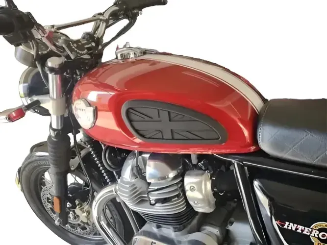 Adesivo Protetor de Tanque para Royal Enfield Interceptor, Triumph e outros Motos