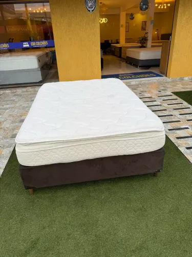 Colchão de Casal CASTOR + base box - Entrego hoje!