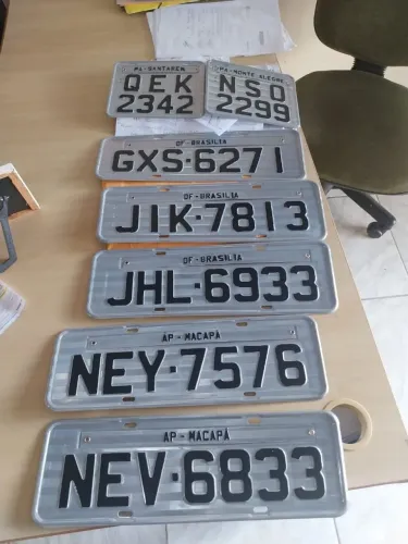PLACA P/ MOTO & CARRO