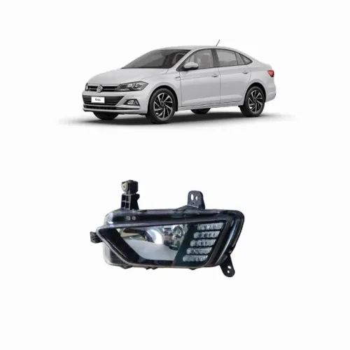 Farol de Milha LD Volkswagen Polo Virtus 2018/2022 Original